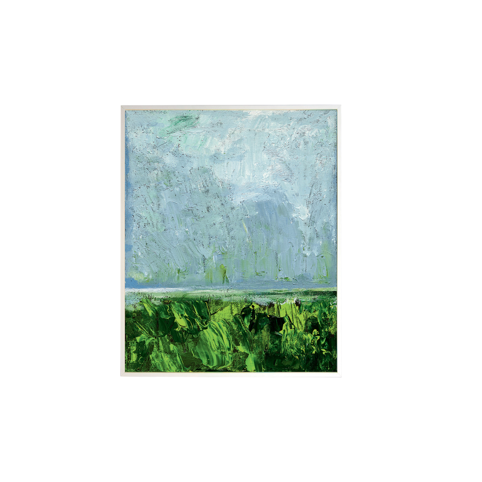 Quadro Pioggia sul prato verde