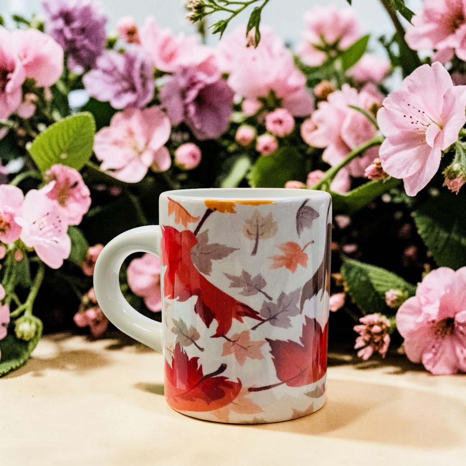 Tazzina Caffè Foglie Autunnali
