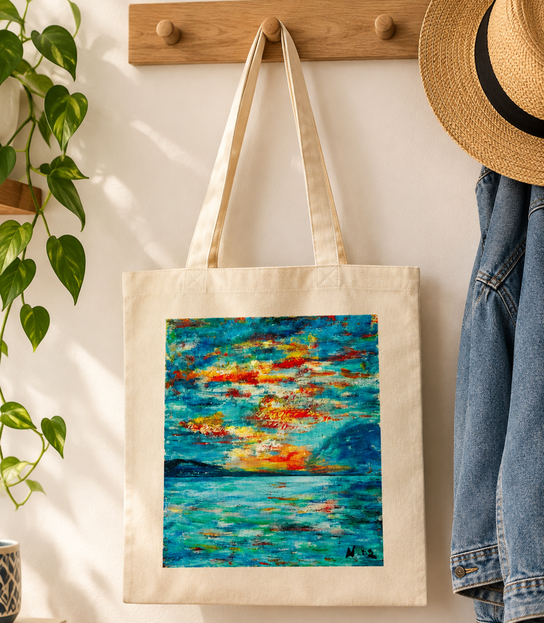 Shopper Tramonto Sull'Acqua