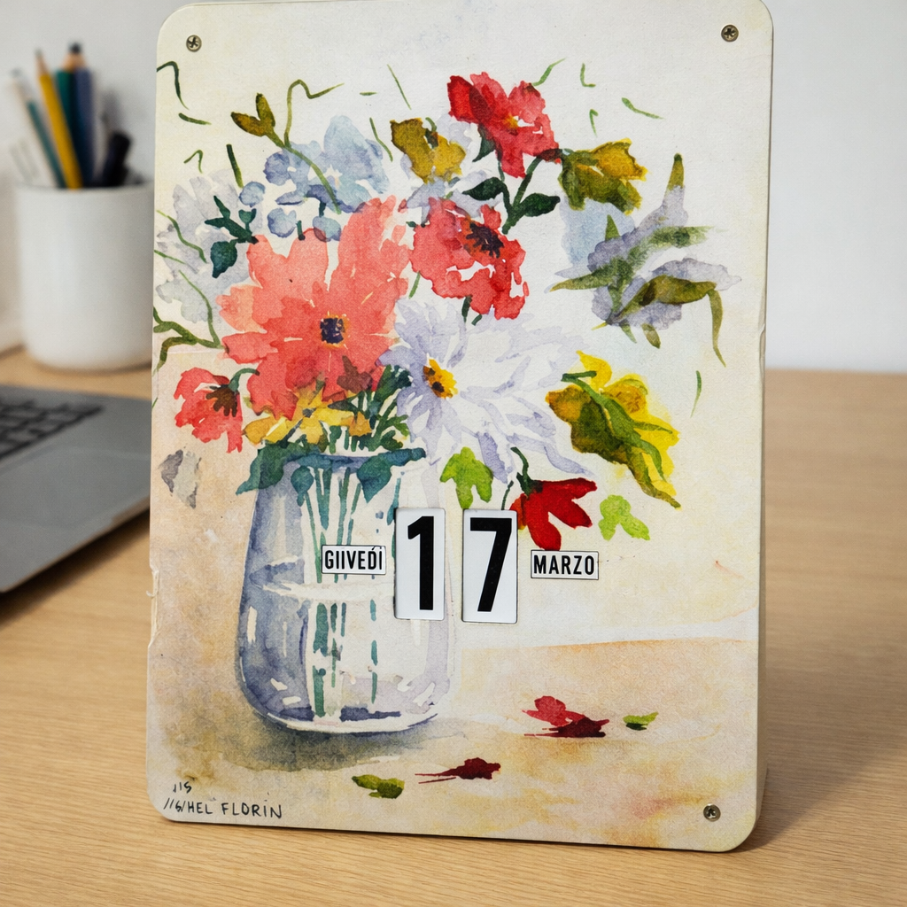 Calendario Perpetuo Papaveri Fiori